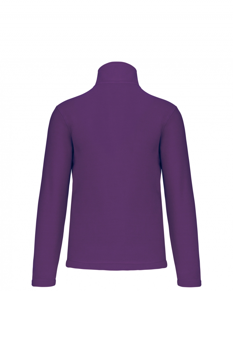 K912 Enzo - Fleece Met Ritskraag Purple