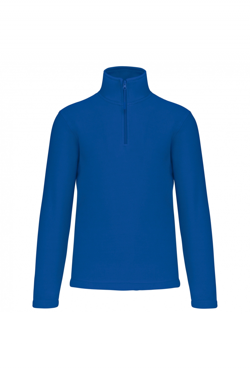 K912 Enzo - Fleece Met Ritskraag Royal Blue