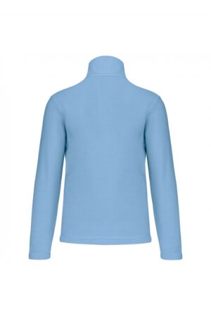 K912 Enzo - Fleece Met Ritskraag Sky Blue