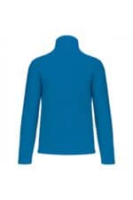 K912 Enzo - Fleece Met Ritskraag Tropical Blue