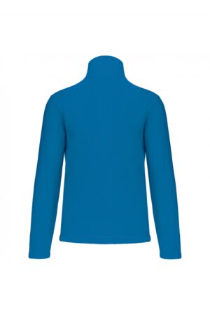 K912 Enzo - Fleece Met Ritskraag Tropical Blue