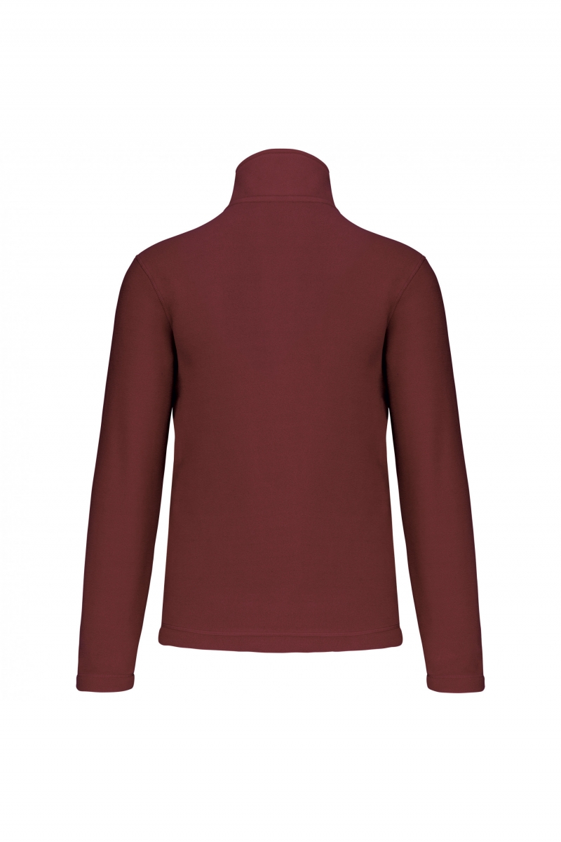 K912 Enzo - Fleece Met Ritskraag Wine