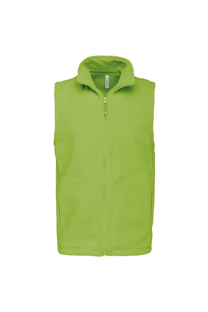 K913 Luca - Fleecebodywarmer Lime