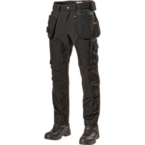 1052PB Stretch Werkbroek met Holsterzakken Zwart