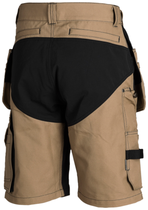 1053PB Stretch Werkshort met Holsterzakken Beige