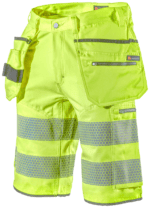 1475 High-Vis Stretch Werkshort met Holsterzakken Geel
