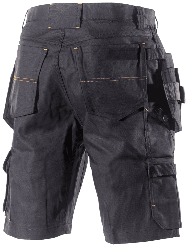 1495PB Werkshort met Stretch en Holsterzakken Zwart