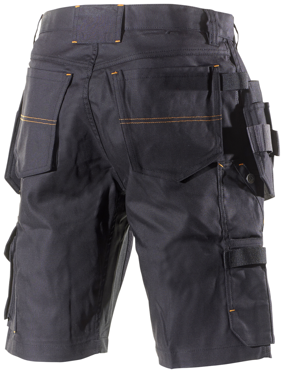 1495PB Werkshort met Stretch en Holsterzakken Zwart