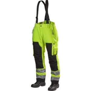 165PB High-Vis Regenbretelbroek Geel