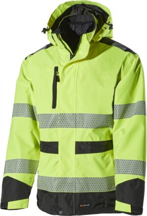 2122P High-Vis Tweedelige Winterjas Geel