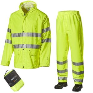 2211PU High-Vis Regen Set Geel