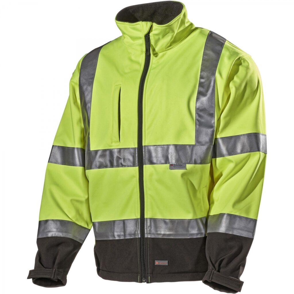 289P High-Vis Softshell Geel