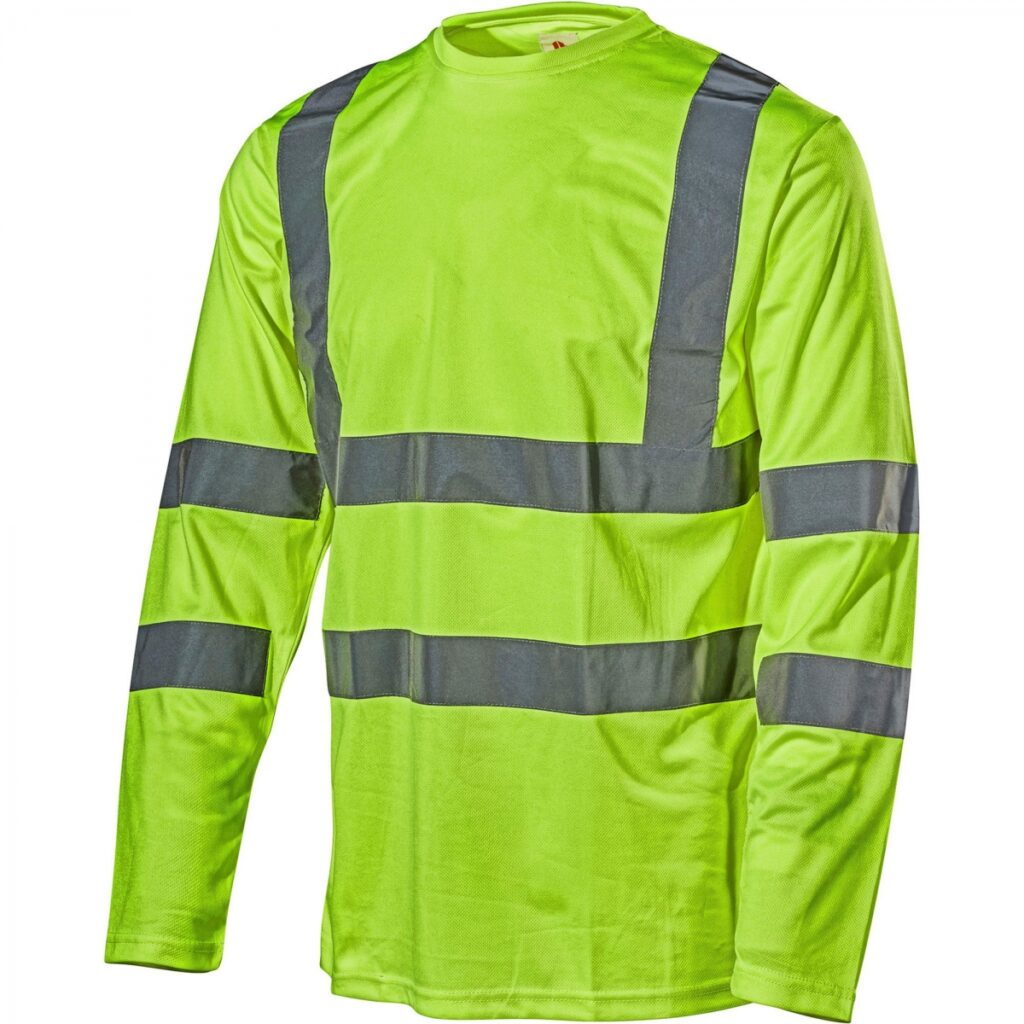 4006P High-Vis T-shirt Lange Mouwen Geel