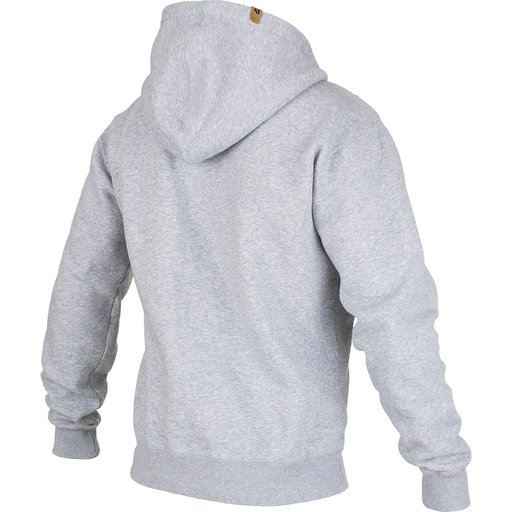 6023PB Hoodie met Lange Rits Grijs