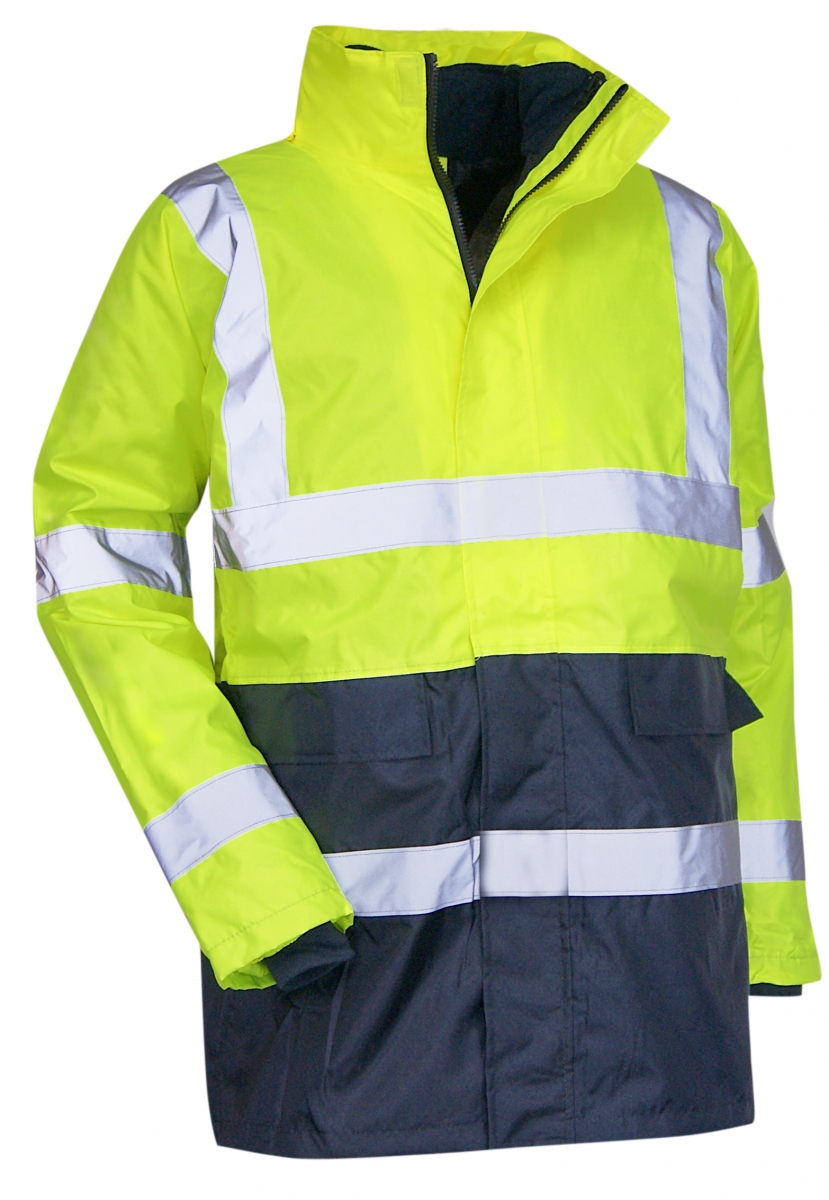 PREVENTION High-Vis Parka 4 in 1 Geel