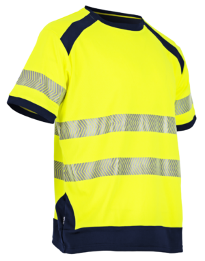 HALOGENE High-Vis T-shirt Geel/Marine