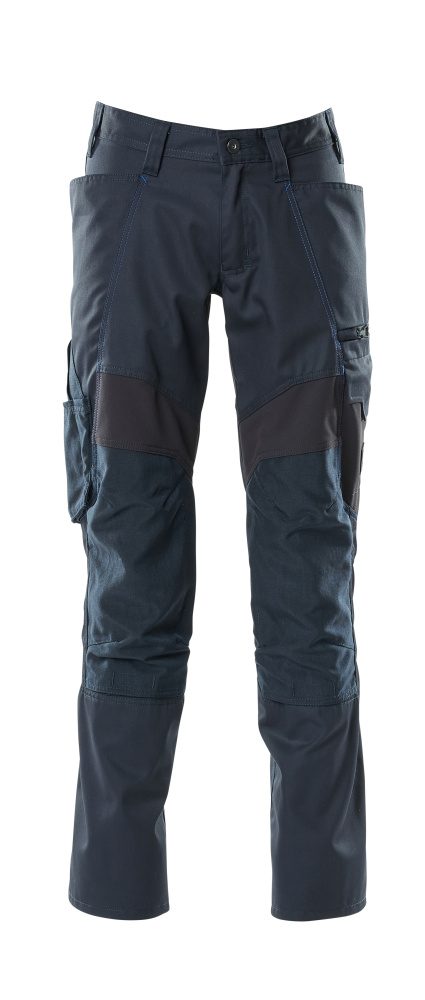 Stretch Werkbroek met Kniezakken Dark navy