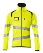 High-Vis Fleecetrui Geel/Zwart