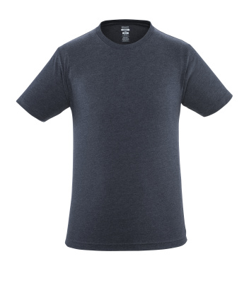 Calais T-shirt Gewassen Donkerblauw Denim