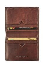 Lederen Kredietkaartportefeuille FRID Bruin