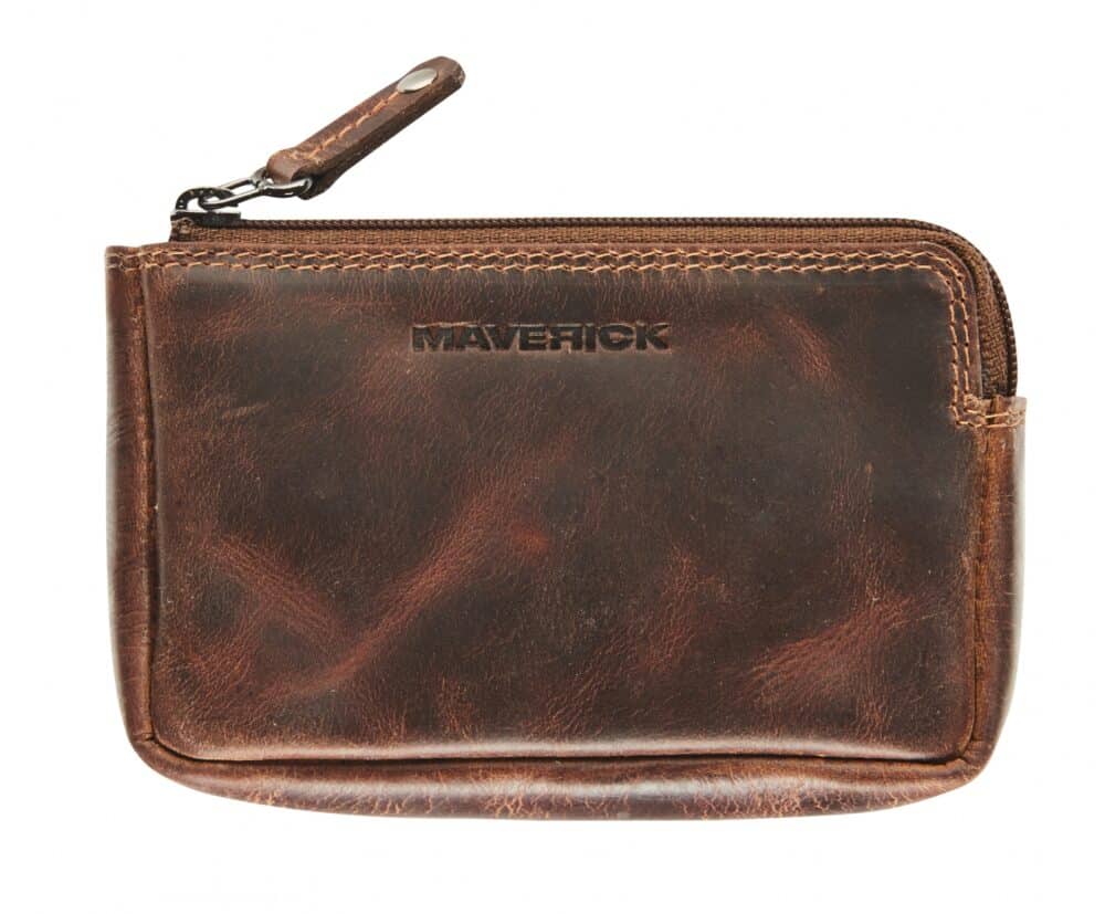 Lederen Geldbeugel RFID Bruin