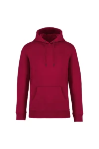 NS401 Unisex Sweater met Kap Hibiscus Red