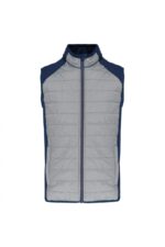 PA235 Bodywarmer in Twee Stoffen zonder Mouwen Marlgrey/Navy