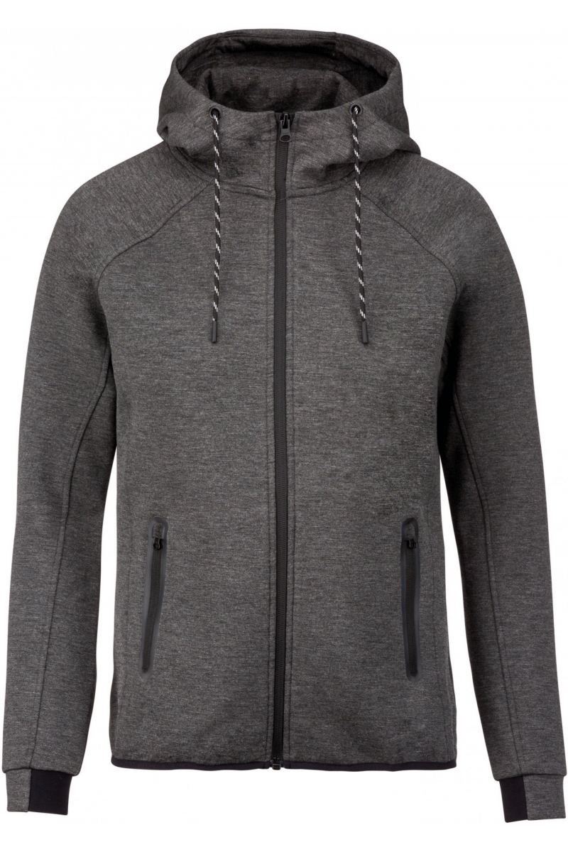 Herenjas met Kap Performance Deep Grey Heather