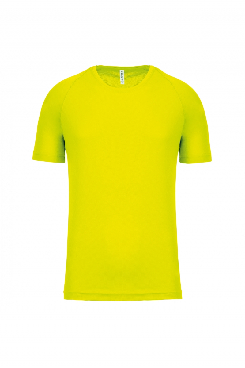 PA438 Functioneel Sportshirt Fluorescent Yellow