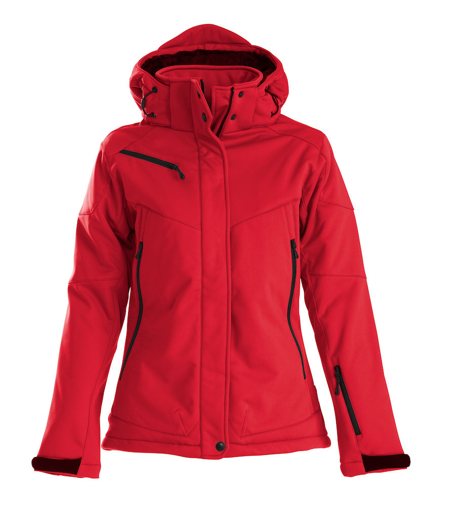 Skeleton Lady Softshell Jacket Rood