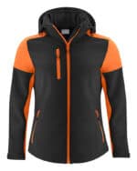 Printer Prime Softshell Lady Black/Orange