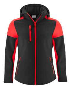 Printer Prime Softshell Lady Black/Red