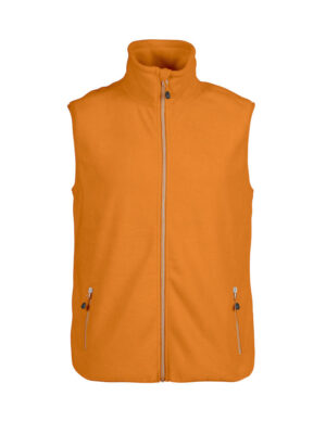 Printer Sideflip Fleece Vest Oranje