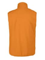 Printer Sideflip Fleece Vest Oranje