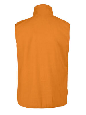 Printer Sideflip Fleece Vest Oranje