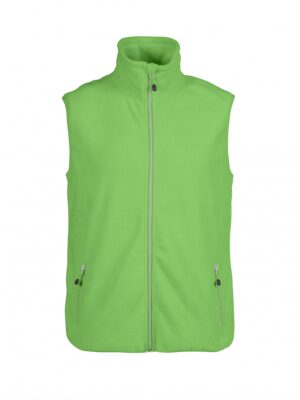 Printer Sideflip Fleece Vest Limoen