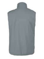 Printer Sideflip Fleece Vest Metaalgrijs