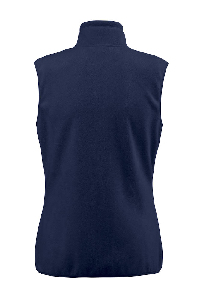 Printer Sideflip Lady Fleece Vest Navy