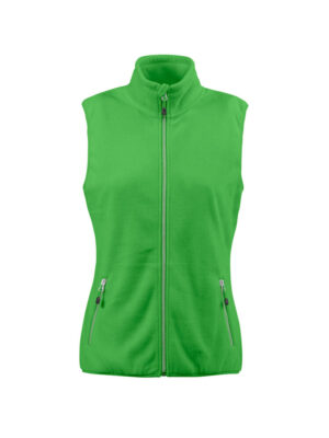 Printer Sideflip Lady Fleece Vest Limoen