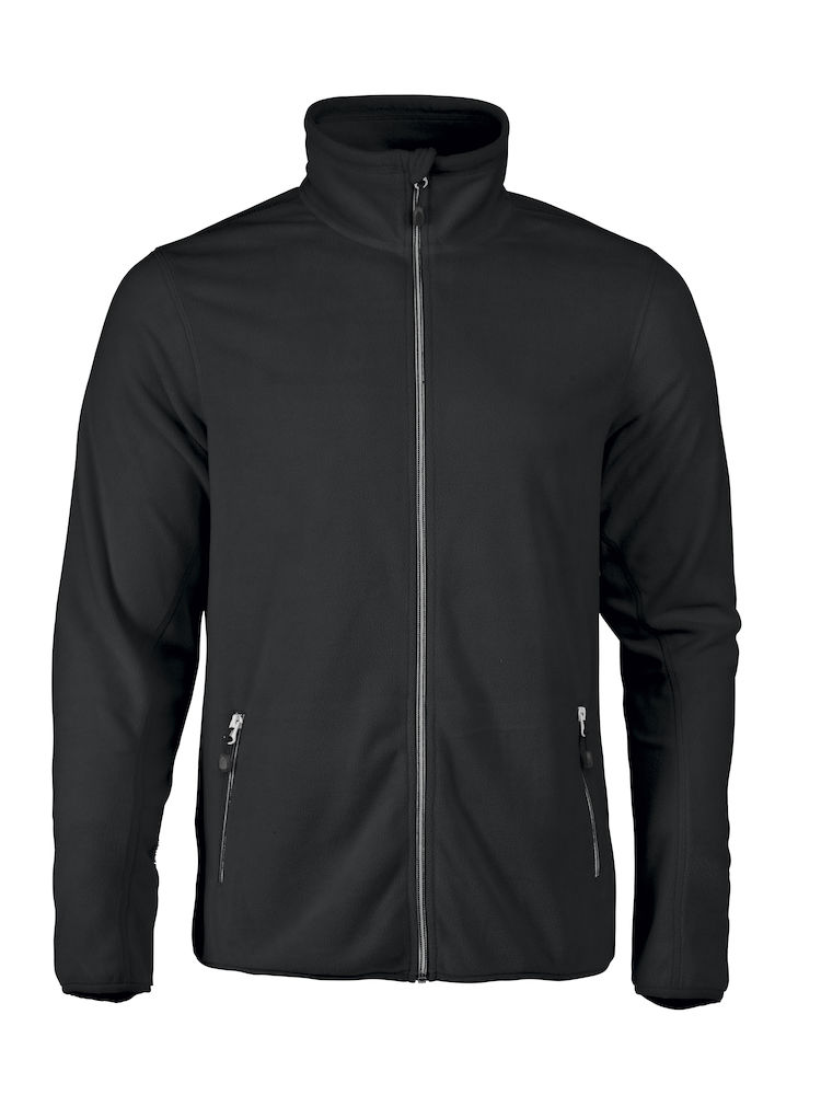 Printer Twohand Fleece Jacket Black