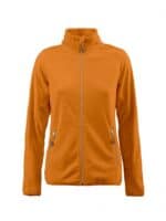 Printer Twohand Lady Fleece Jacket Oranje