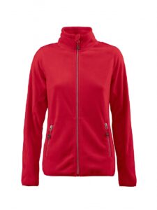 Printer Twohand Lady Fleece Jacket Rood