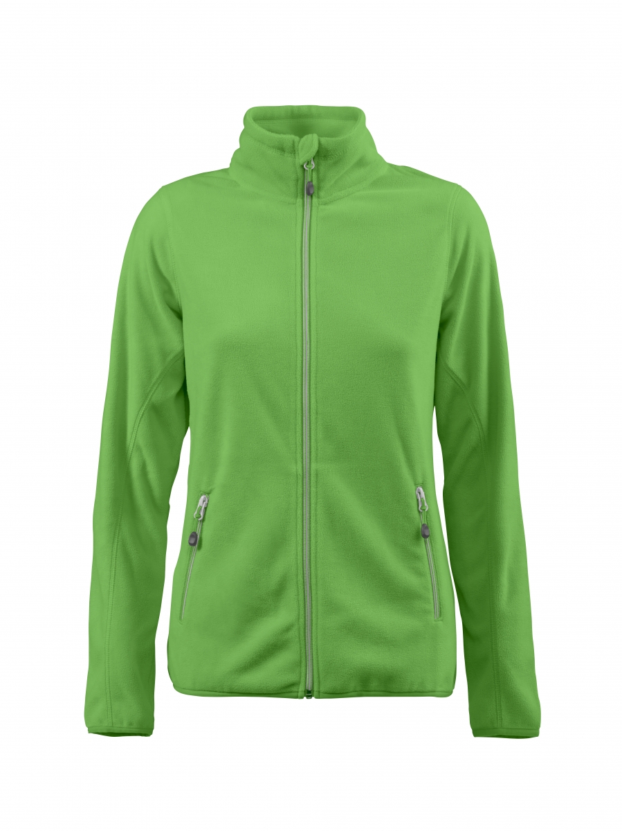 Printer Twohand Lady Fleece Jacket Limoen