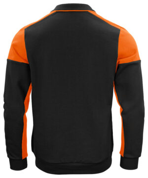 Prime Polosweater Zwart/Oranje