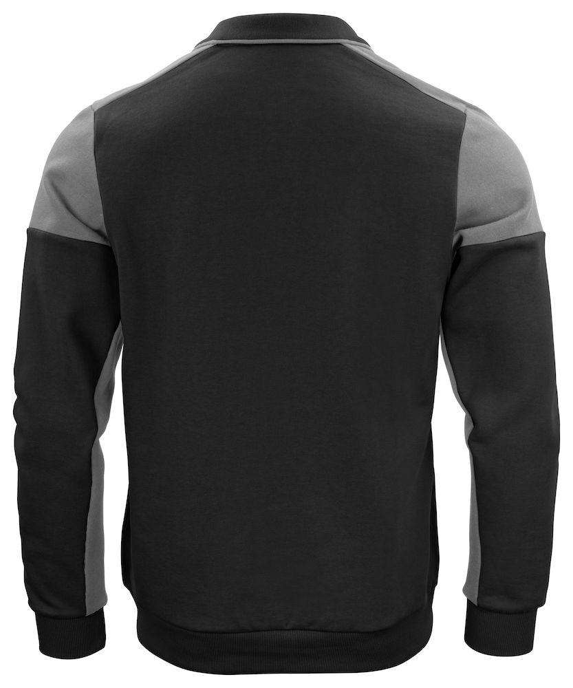 Prime Polosweater Zwart/Antraciet