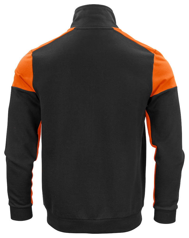 Prime Sweatvest Zwart/Oranje