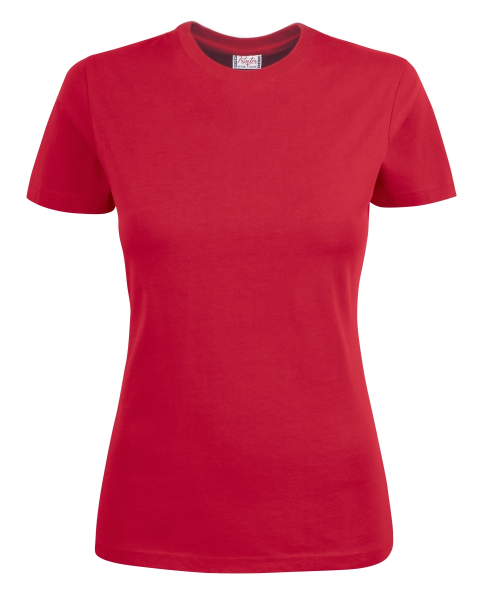 Heavy T-SHIRT Lady Rood