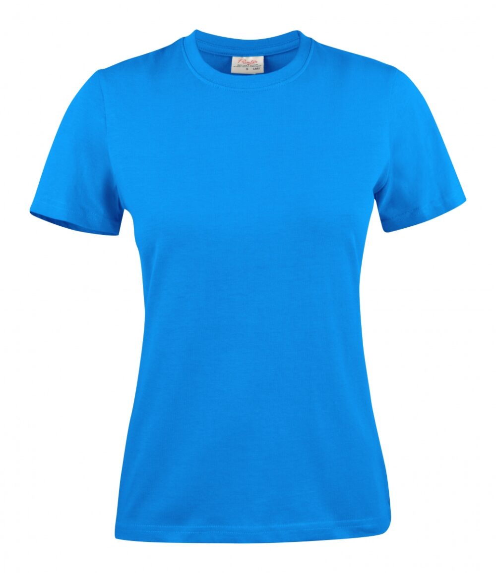 Heavy T-SHIRT Lady Oceaanblauw