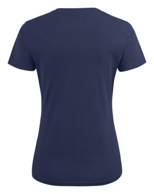 Heavy V-Neck Lady T-shirt Navy