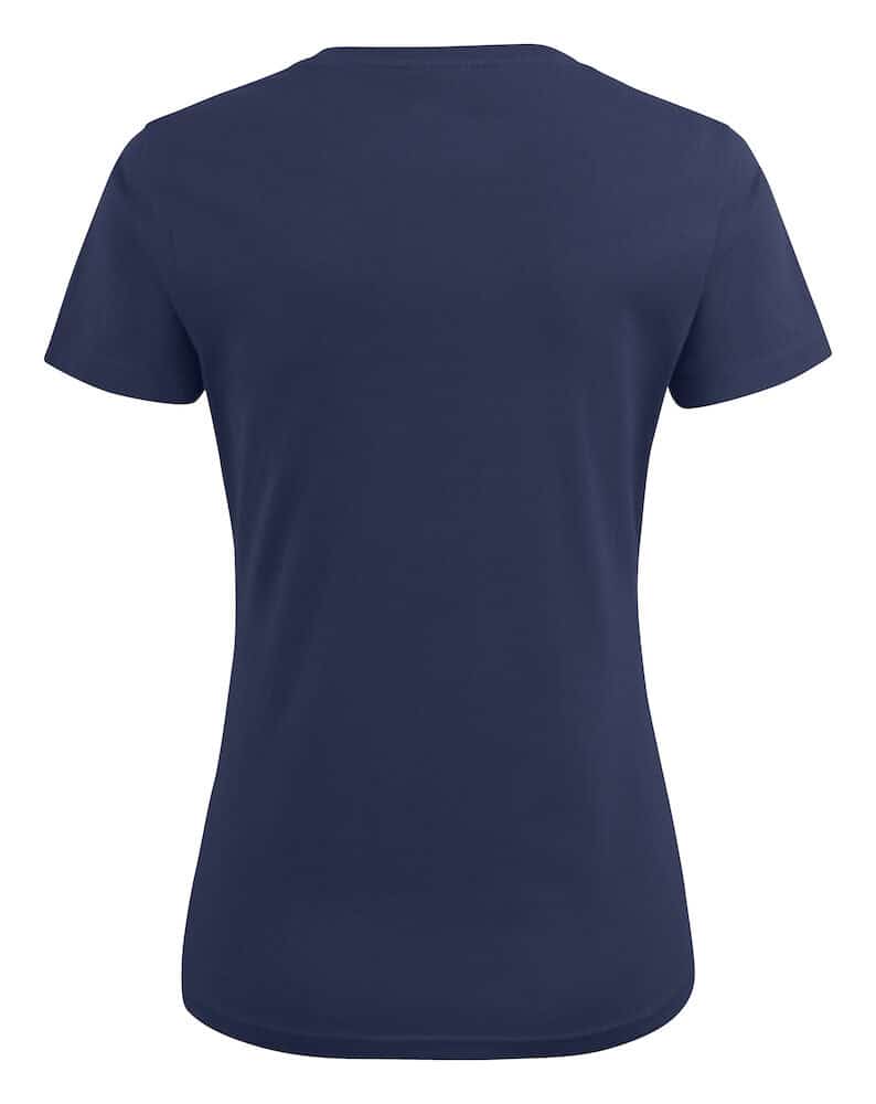 Heavy V-Neck Lady T-shirt Navy